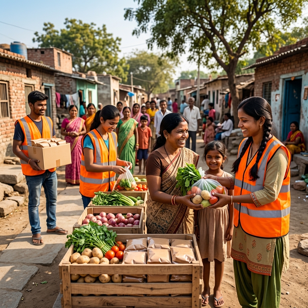 COVID-19 Pandemic Relief and food distribution services by PWS